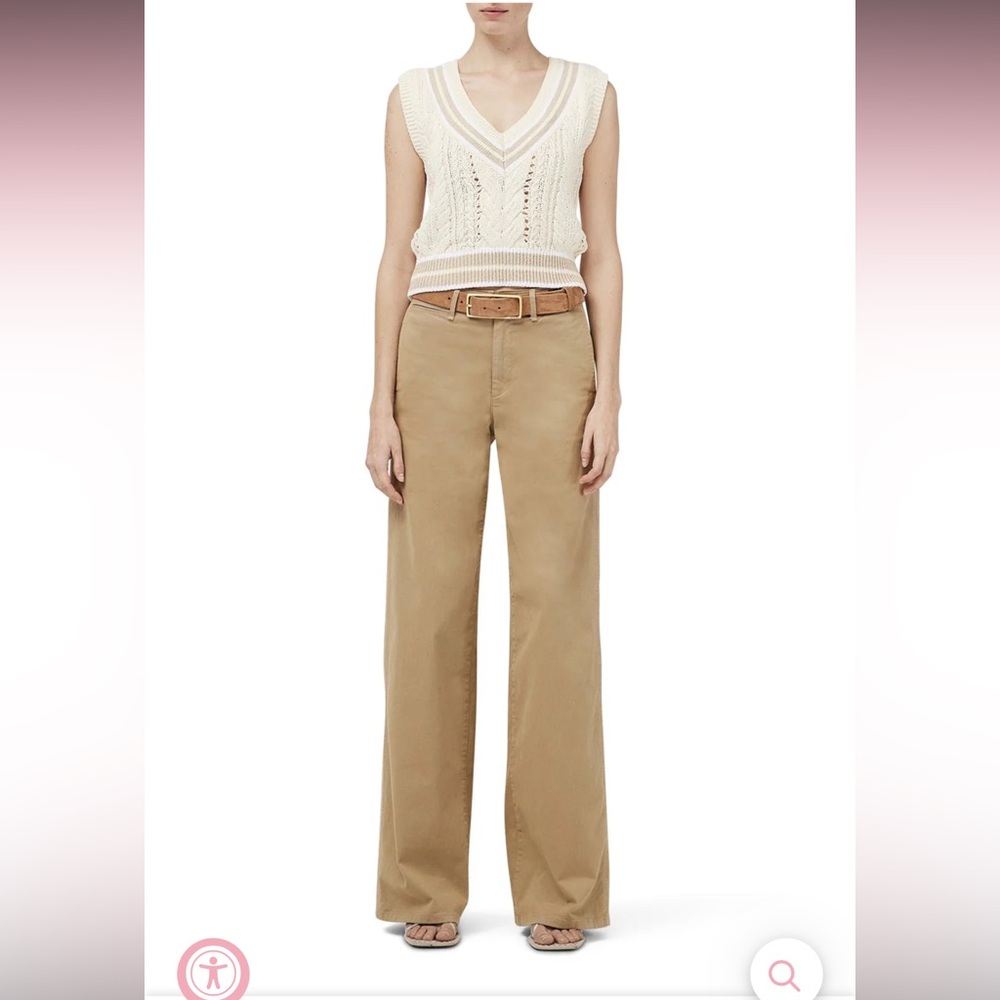 Tag an Bone Sofia wide leg chinos